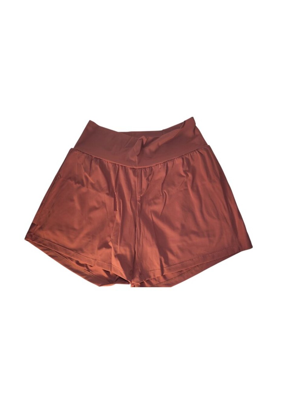 Halara Women Orange Softly Zero Airy High-Waist Long Shorts Size XL (Long)